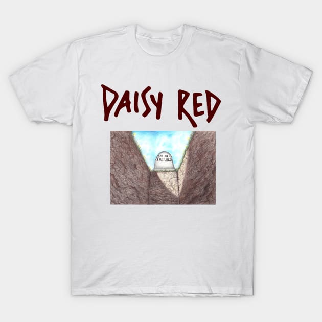 Daisy Red - Greener Pastures T-Shirt by Huge Man Resources